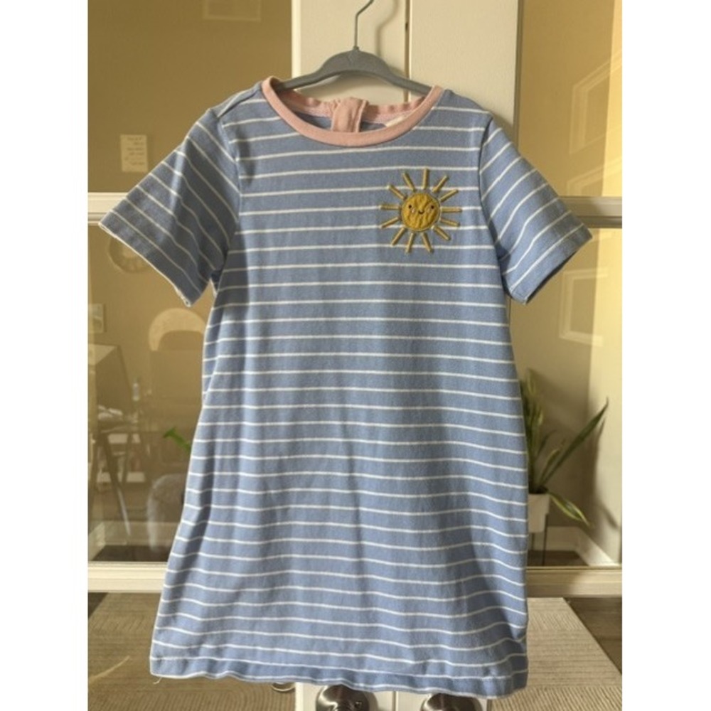 Joules Rosalee Short Sleeve Striped Sun Dress